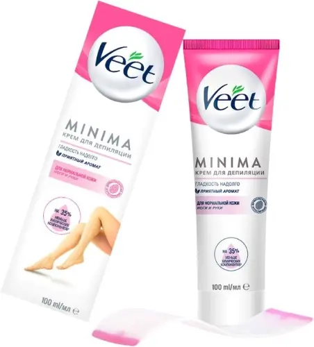 ВИТ (VEET) Minima крем д/депиляции для нормальной кожи (туба) 100мл (РЕКИТТ БЕНКИЗЕР, ФРАНЦИЯ)