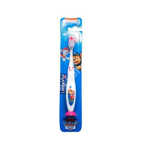 ЛОНГА ВИТА Paw Patrol зубная щетка д/детей мягк 3+ арт.902 (Песитро Хелскеа Продактс, КИТАЙ)