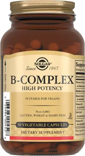 СОЛГАР В-комплекс капс. (банк.) 0.33г N50 (СОЛГАР, США)