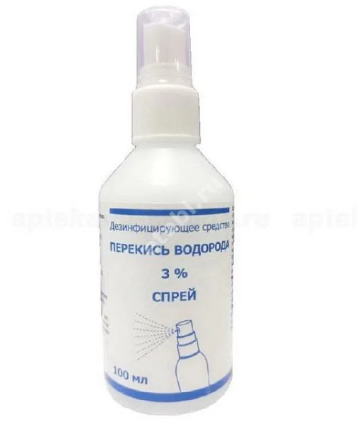 ПЕРЕКИСЬ ВОДОРОДА дез.ср-во р-р д/наружн. прим. (фл.) 3% - 100мл N1 (ФармРегистр, РФ)