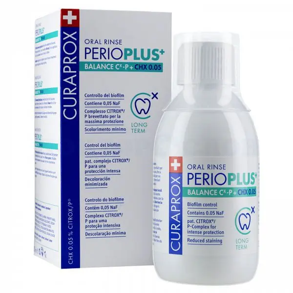 КУРАПРОКС Perio Plus ополаскиватель для полости рта Balance с хлоргексидином 0.05% 200мл (Кураден Интернешнл, ШВЕЙЦАРИЯ)