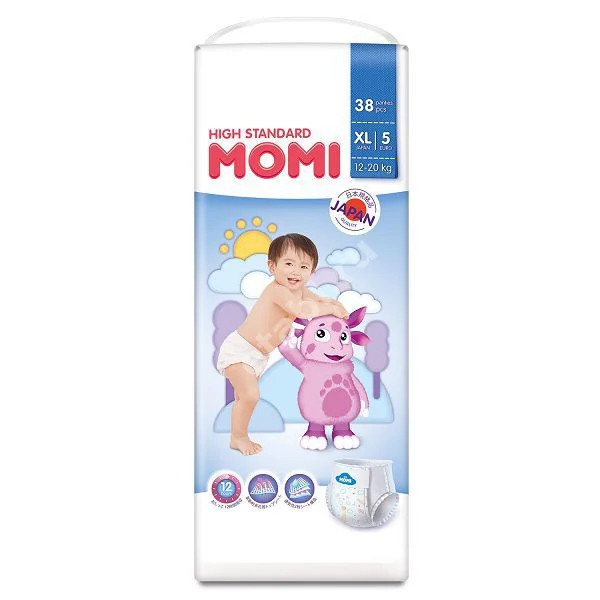 МОМИ (MOMI) подгузники-трусики High Standard 12-20кг р.XL N38 (Кью-Вэй , КИТАЙ)