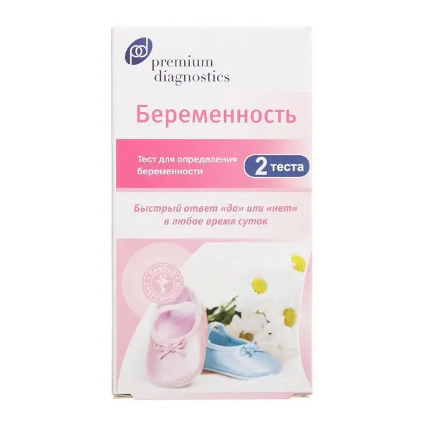 ТЕСТ НА БЕРЕМЕННОСТЬ Premium Diagnostics полоска N2 (Исис фарма/Биосинекс, ФРАНЦИЯ)