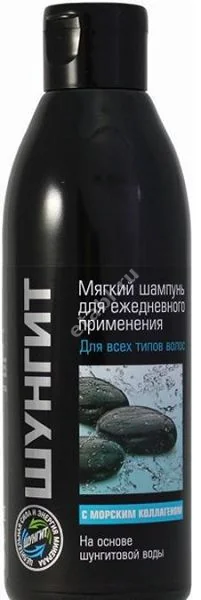ПРИРОДНАЯ АПТЕКА ШУНГИТ шампунь мягкий 330мл (АЛКОЙ, РФ)
