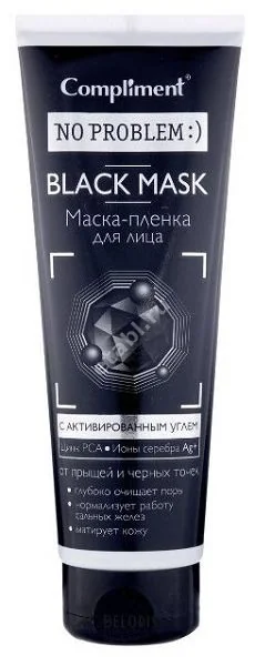 КОМПЛИМЕНТ Black Mask маска-пленка для лица No Problem 80мл (Ревюел, БОЛГАРИЯ)
