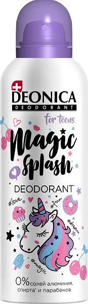 ДЕОНИКА (DEONICA) For Teens дезодорант аэроз. Magic Splash 125мл (АРНЕСТ, РФ)