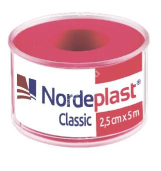 ПЛАСТЫРЬ ФИКСИРУЮЩИЙ Нордепласт Classik ткан беж. 2.5х500см (НордеПласт, ЛАТВИЯ)