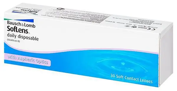 ЛИНЗЫ КОНТАКТНЫЕ Bausch+Lomb Soflens daily disposable 30шт традиц 1день дневн б/цв -3.75 8.6 (Бауш энд Ломб Инкорпорейтед, ФРАНЦИЯ)