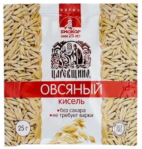 ЦАРЕВЩИНО кисель овсяный (пак.) 25г (Биокор, РФ)