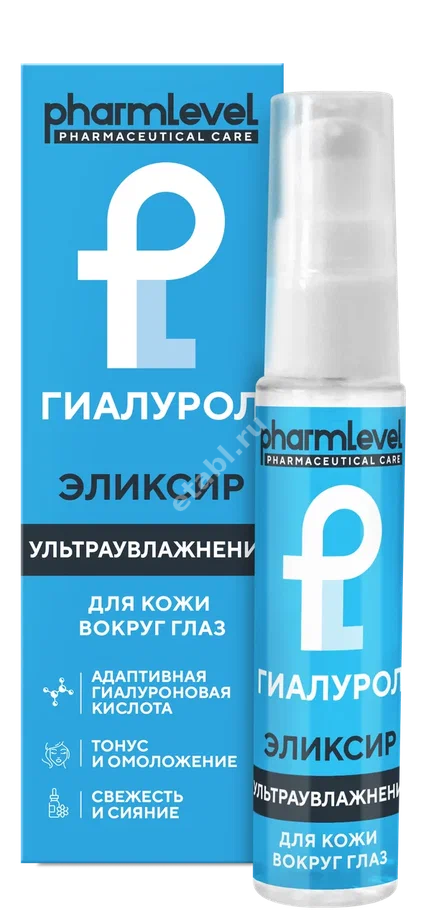 ГИАЛУРОЛ ZD эликсир для кожи вокруг глаз 50мл (Зеленая Дубрава, РФ)