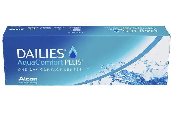 ЛИНЗЫ КОНТАКТНЫЕ Dailies Aqua Comfort Plus 30шт традиц 1день б/цв дневн Sph -4.00 8.7 (АЛКОН, СИНГАПУР)