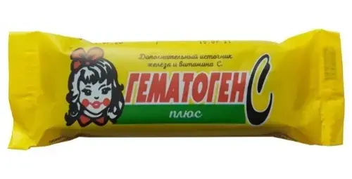 ГЕМАТОГЕН С Плюс плитка 50г N1 (Возрождение и Развитие, РФ)