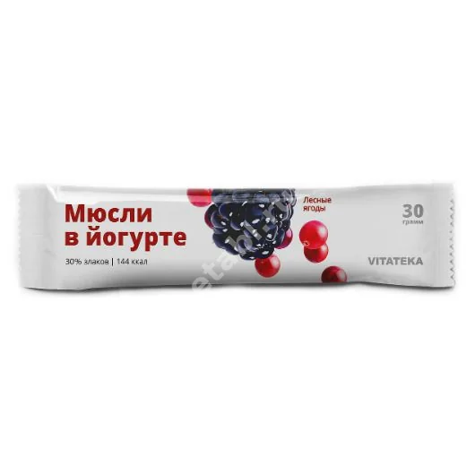 ВИТАТЕКА батончик-мюсли 30г Лесная смесь в йогурте (Текмар, СЛОВАКИЯ)