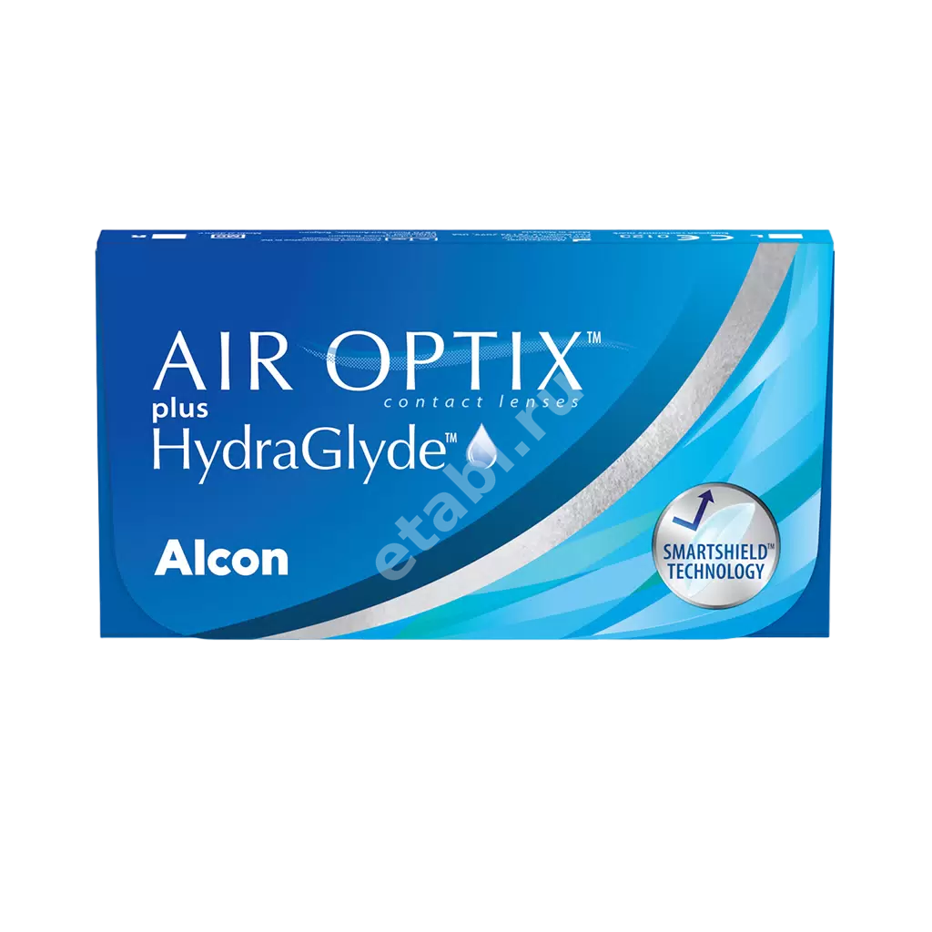 ЛИНЗЫ КОНТАКТНЫЕ AIR Optix Plus HydraGlyde 3шт традиц 1мес дневн б/цв -6.00 8.6 (АЛКОН, МАЛАЙЗИЯ)