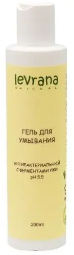 ЛЕВРАНА гель д/умывания антибакт с ферментами ржи 200мл (Леврана, РФ)