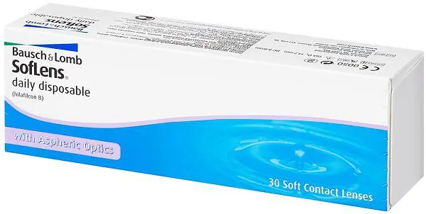 ЛИНЗЫ КОНТАКТНЫЕ Bausch+Lomb Soflens daily disposable 30шт традиц 1день дневн б/цв -2.50 8.6 (Бауш энд Ломб Инкорпорейтед, ФРАНЦИЯ)