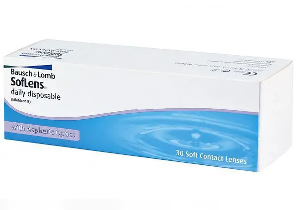 ЛИНЗЫ КОНТАКТНЫЕ Bausch+Lomb Soflens daily disposable 30шт традиц 1день дневн б/цв -2.00 8.6 (Бауш энд Ломб Инкорпорейтед, ФРАНЦИЯ)