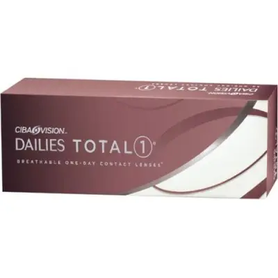 ЛИНЗЫ КОНТАКТНЫЕ Dailies Total 1 30шт традиц 1день б/цв дневн Sph -5.75 8.5 (АЛКОН, США)