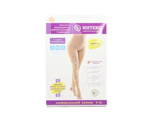 КОЛГОТКИ Интекс Универсал 1кк р.унив беж (Интертекстиль, РФ)
