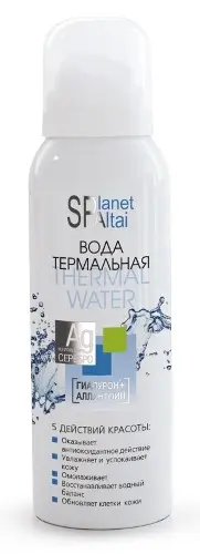 ПЛАНЕТА СПА АЛТАЙ термальная вода с аллантоином 130мл (Алтэя, РФ)
