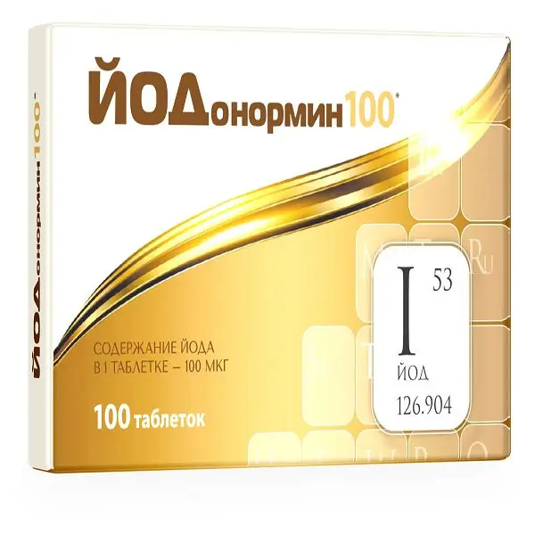ЙОДОНОРМИН 100 табл. N100 (ВнешторгФарма, РФ)