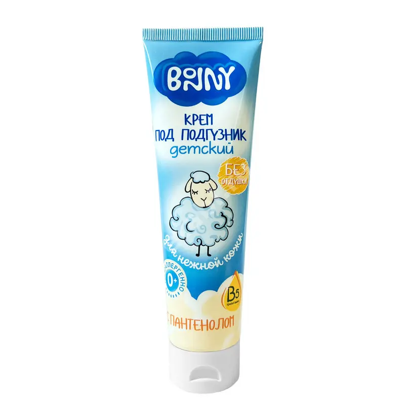 БОННИ крем под подгузник от опрелостей с пантенолом 100мл (Биоформэль, РФ)