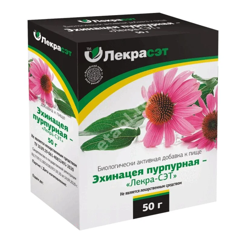 ЭХИНАЦЕИ ПУРПУРНОЙ ТРАВА 50г N1 (Лекра-СЭТ, РФ)