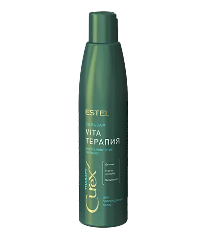 ЭСТЕЛЬ (ESTEL) Curex Therapy бальзам для поврежд волос Vita-терапия 250мл (Юникосметик, РФ)