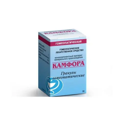 КАМФОРА гран. гомеопат. 8г N1 (Гомеопатическая фармация, РФ)