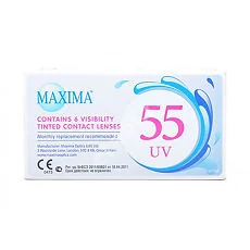 ЛИНЗЫ КОНТАКТНЫЕ Maxima 55 Comfort+ 6шт традиц 1мес дневн б/цв -1.75 8.6 (Максима Оптикс, СИНГАПУР)