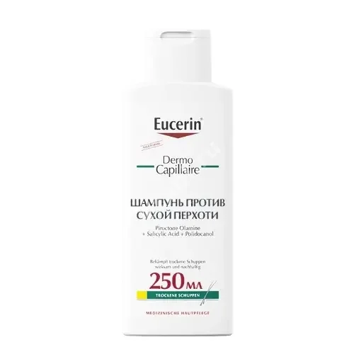 ЭУЦЕРИН (EUCERIN) Dermo Capillaire шампунь от перхоти 250мл (БАЙЕРСДОРФ, ГЕРМАНИЯ)