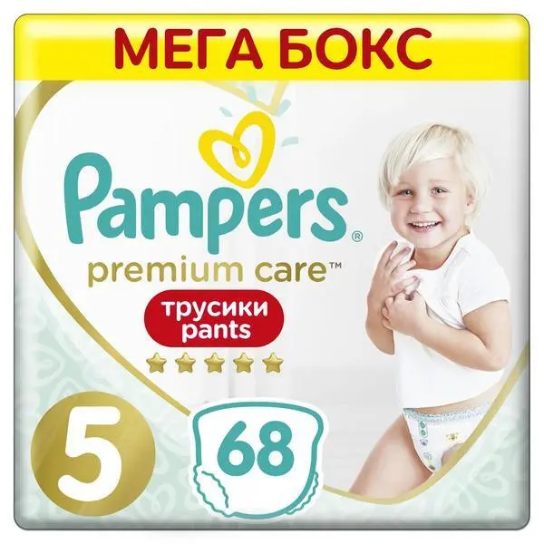 ПАМПЕРС подгузники-трусики Premium Care Pants 12-17кг р.юниор 5 N68 (ПРОКТЕР & ГЕМБЛ , ВЕНГРИЯ)