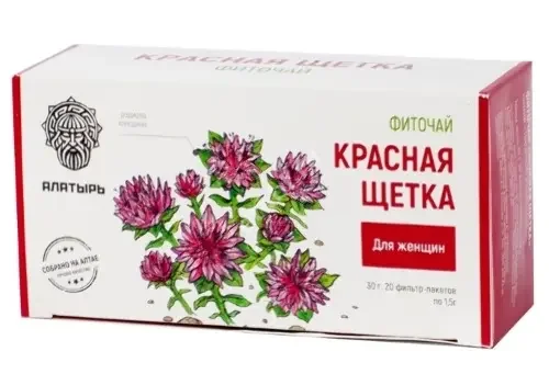 КРАСНАЯ ЩЕТКА (фильтр-пак.) 1.5г N20 (Травы Алтая, РФ)