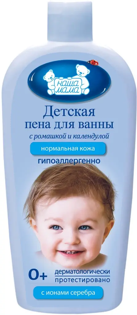 НАША МАМА пена д/ванны д/норм кожи детская 0м+ 400мл (Наша Мама, РФ)