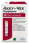 ТЕСТ-ПОЛОСКИ к глюкометру Акку-Чек Performa N50 (РОШ ДИАБЕТЕС, РФ/ГЕРМАНИЯ)