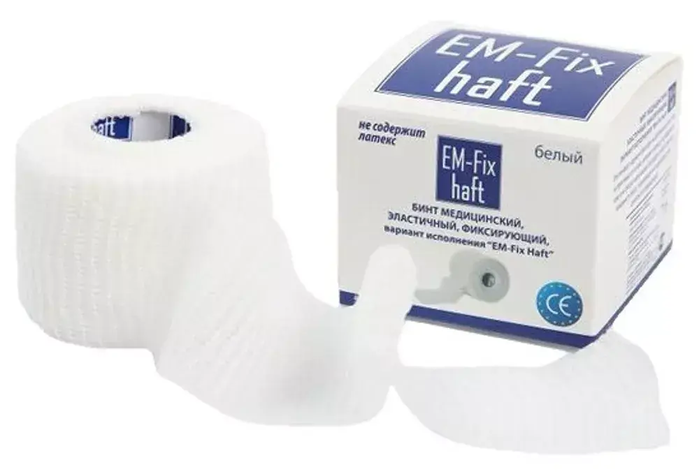 БИНТ КОГЕЗИВНЫЙ Самофиксирующийся 4х1000см бел (Евромед, ИСПАНИЯ)