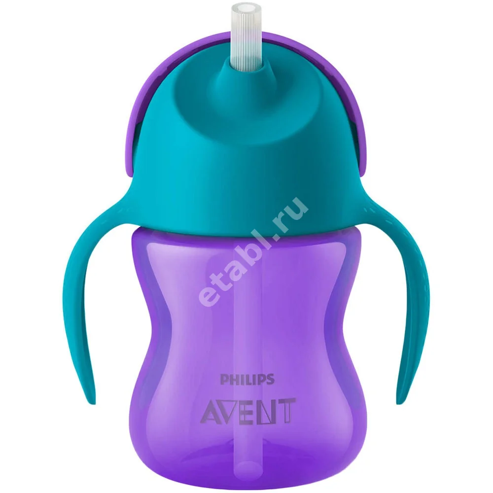 АВЕНТ (Avent) поильник (ручки, трубочка) пласт. 200мл 9м+ SCF796/02 (ФИЛИПС  ЭЛЕКТРОНИКС, ИНДОНЕЗИЯ)