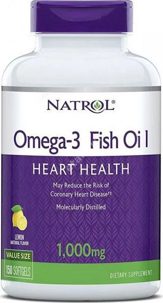 ОМЕГА-3 Натрол (Natrol) Фиш Оил капс. 1.3г N150 (Натрол, США)