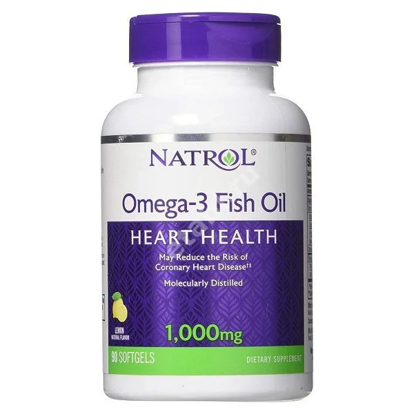 ОМЕГА-3 Натрол (Natrol) Фиш Оил капс. 1.3г N90 (Натрол, США)