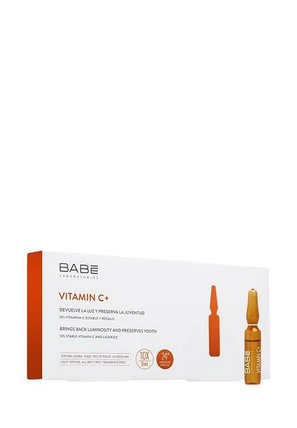 BABE Vitamin C+ концентрат для лица д/сияния/гладкости кожи (амп.) 2мл N10 (БАБЕ Лабораторис, ИСПАНИЯ)