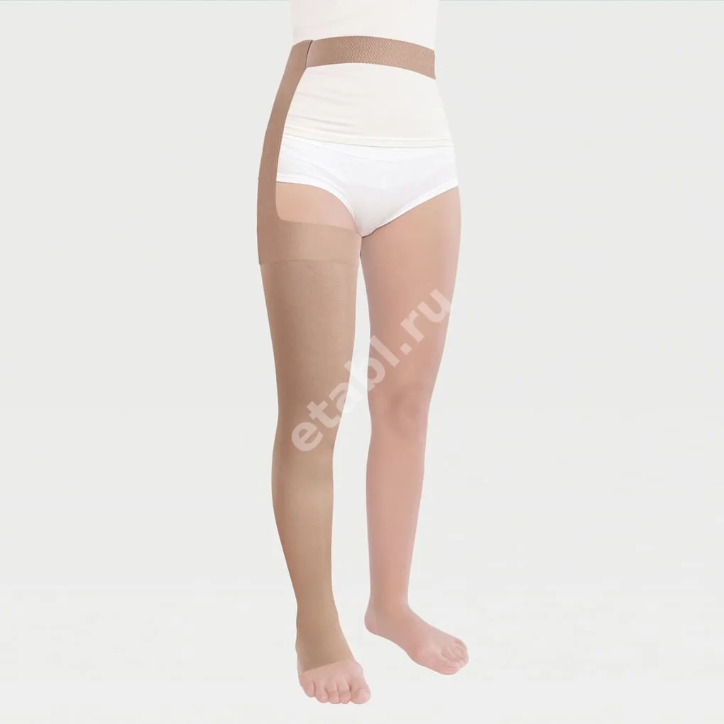 ЧУЛОК Луомма Идеалиста 2кк арт.ID-330L р.XL/Long карамель откр. мыс/лев. (Экотен ООО, РФ)