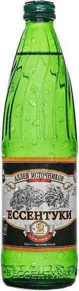 ВОДА МИНЕРАЛЬНАЯ Аллея источников N2 газ. (бут. стекл.евровинт) 0.5л (Аква-Вайт, РФ)
