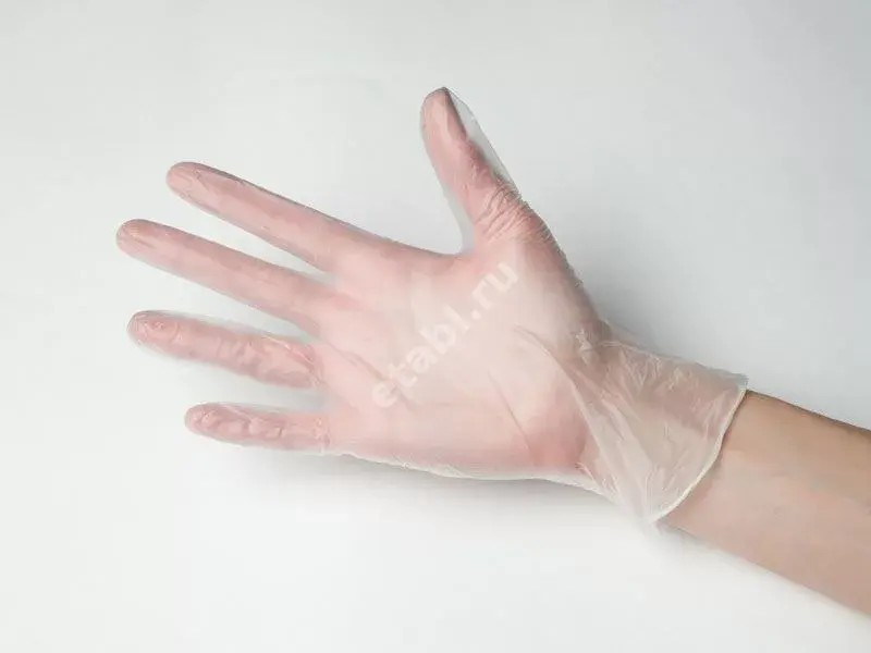 ПЕРЧАТКИ МЕДИЦИНСКИЕ нестер. винил. р.L (1пара) N2 (ТГ Медикал, МАЛАЙЗИЯ)