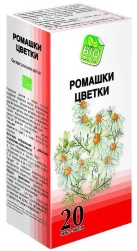 РОМАШКА ЦВЕТКИ (фильтр-пак.) 1.5г N20 (СТ-Медифарм, РФ)