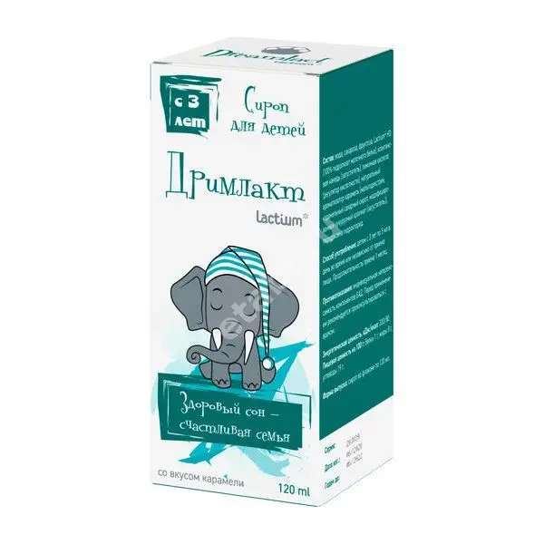 ДРИМЛАКТ сироп д/детей (фл.) 120мл N1 (СЭЛВИМ, СЛОВЕНИЯ)