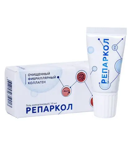 РЕПАРКОЛ гель коллагеновый 7% - 10мл (РепарГрупп, РФ)