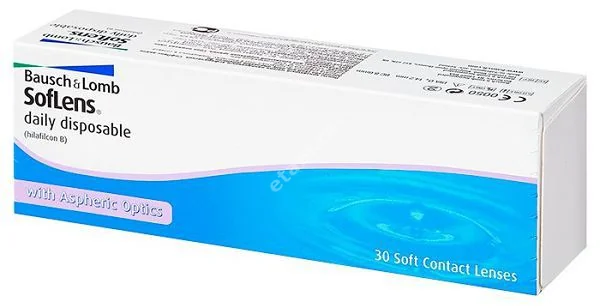 ЛИНЗЫ КОНТАКТНЫЕ Bausch+Lomb Soflens daily disposable 30шт традиц 1день дневн б/цв -1.50 8.6 (Бауш энд Ломб Инкорпорейтед, ФРАНЦИЯ)