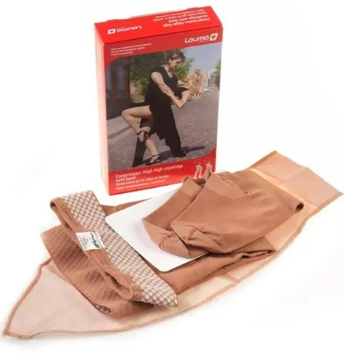 ЧУЛКИ Лаума 2кк арт.AG309 р.3 натурал (Лаума Медикал, ЛАТВИЯ)