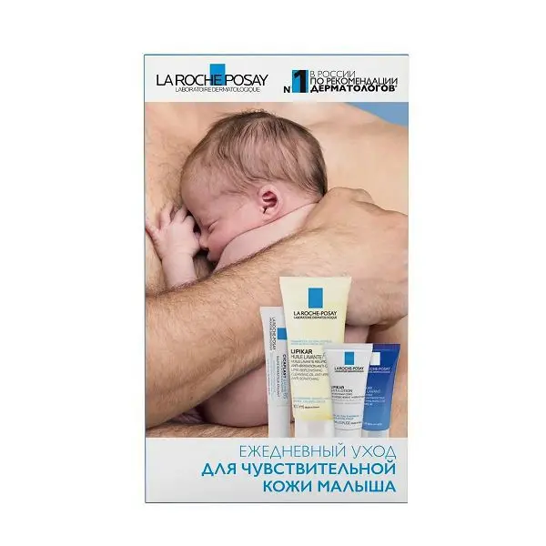 ЛЯ РОШ ПОЗЕ (LA ROCHE POSAY) набор Ежедневный уход д/чувств кожи малыша (4 предмета) (Косметик Актив Продюксьон, ФРАНЦИЯ)