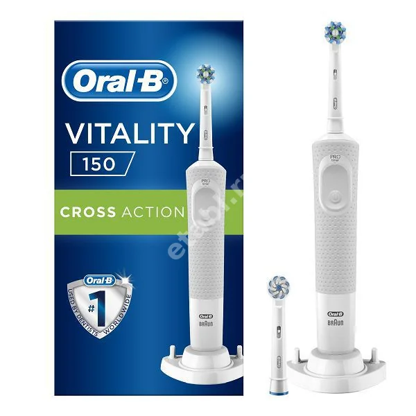 ОРАЛ-БИ (ORAL-B) Vitality 150 + насадка зубная щетка электрическая арт.3710 (ПРОКТЕР & ГЕМБЛ , ГЕРМАНИЯ)